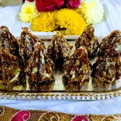 A picture of Dry Fruits modak.