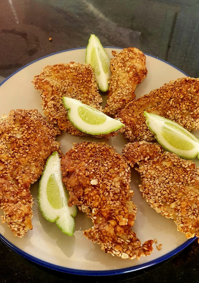 Una foto de Pollo frito en freidora de aire Cosori