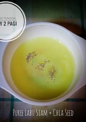 Foto resep Menu tunggal MPASI Puree Labu Siam