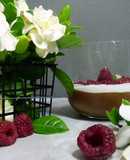 Mousse de Chocolate Negro, Aquafaba, creme de Coco e Framboesas frescas!