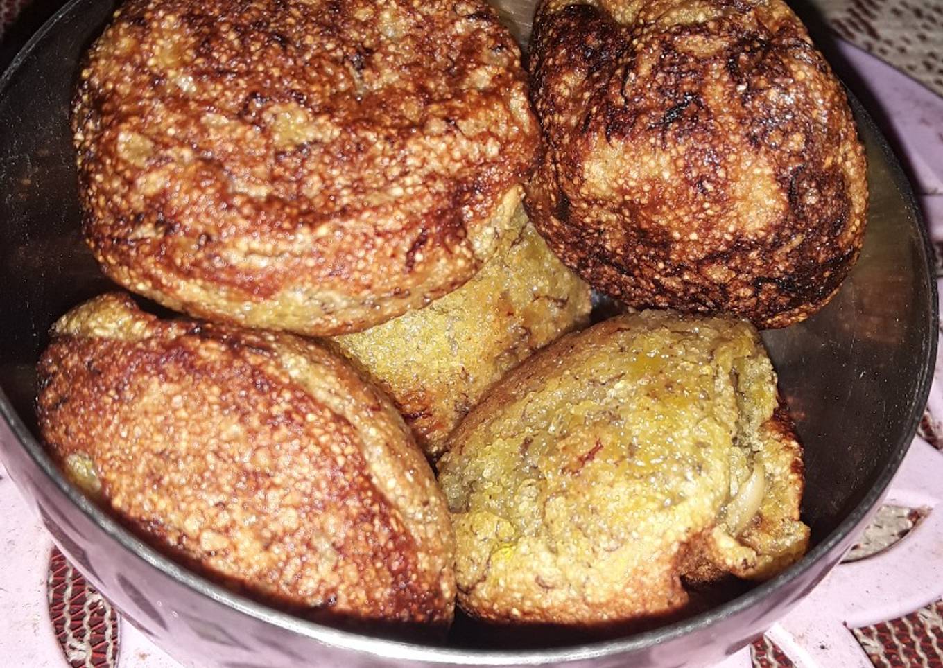 Sweet sooji banana Appe