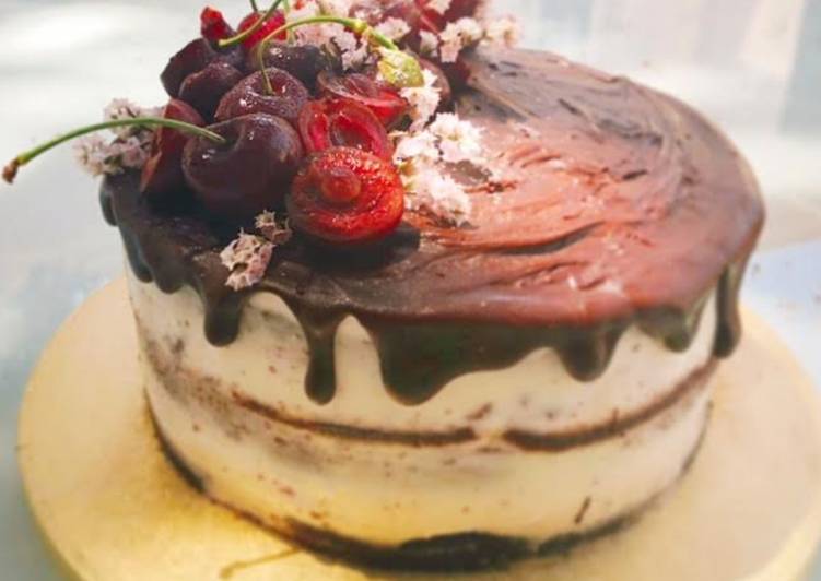 Tarta Selva negra versionada