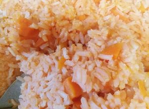 Una foto de Arroz rojo a la mexicana