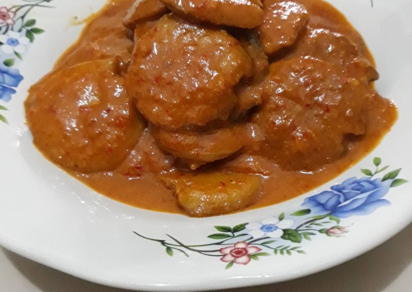 Rendang jengkol santan kara