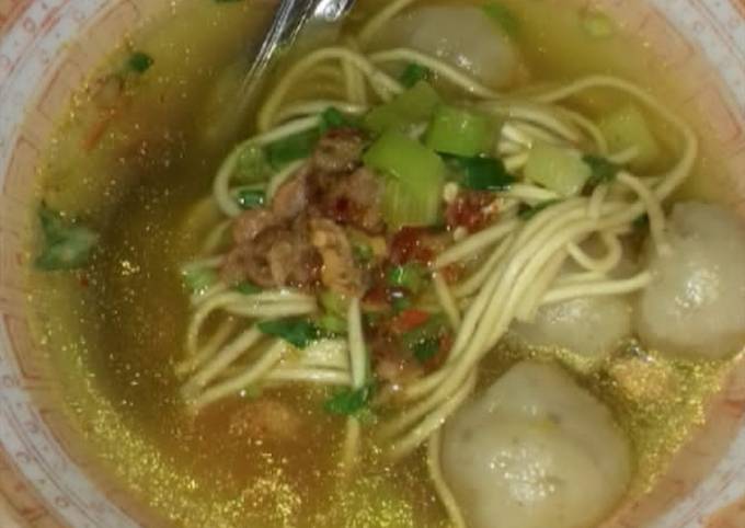 Resep Cilok Kuah Soto Mie Anti Gagal