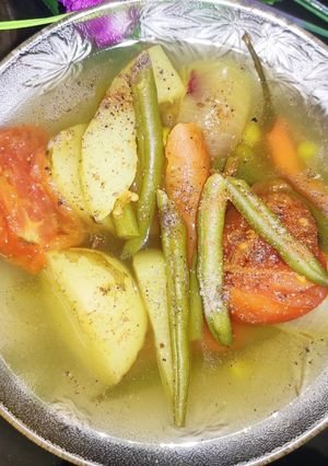 ভেজ সুপ (Veg Soup Recipe in Bengali) রেসিপির প্রধান ছবি
