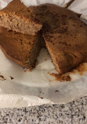 Una foto de Bizcocho con harina de espelta y frutos secos