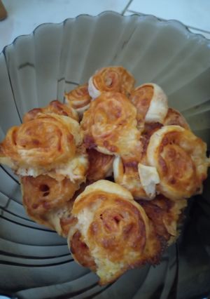 Pizzás csiga recept fotója