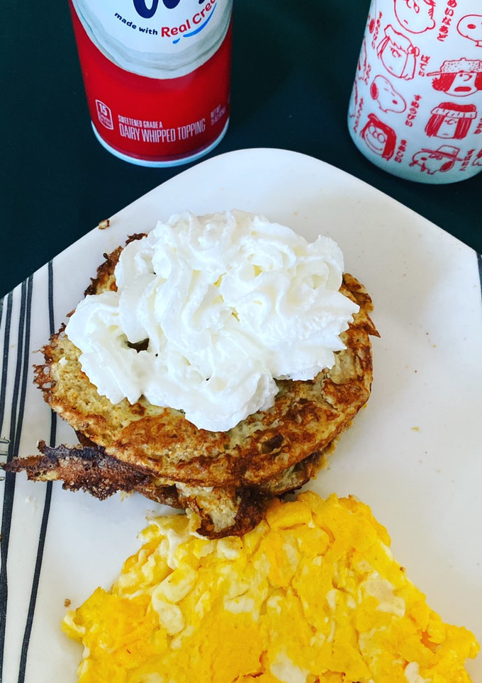 Una foto de Hotcakes de avena low carb
