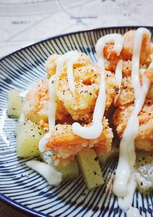 A picture of Pineapple Shrimp Balls.