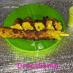 A picture of Mixed seekh kebab.