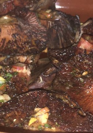 Una foto de Níscalos al horno
