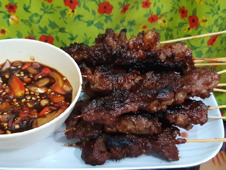 Bagaimana Menyiapkan Sate Maranggi sapi homemade food, Enak