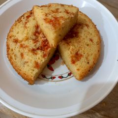 A picture of Carrot cake 🥕 🥕 🧀.