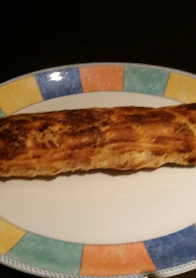 Una foto de Hojaldre con jamón serrano