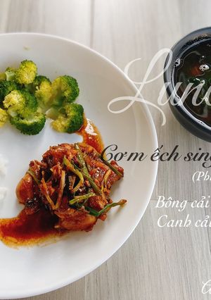 Hình của món Cơm ếch singapore - bé ăn dặm.