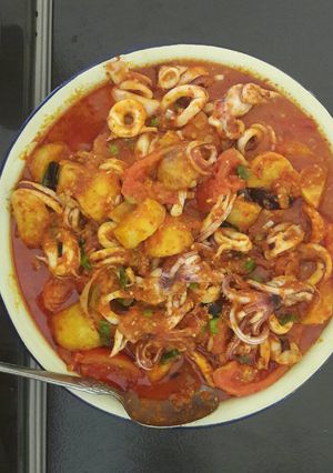 Foto resep Cumi Asam Manis Pedas Jawa Sunda Padang