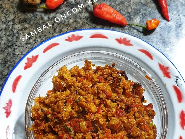 Langkah Gampang Membuat Resep Sambal Oncom Kering yang Lezat Anti Ribet, Lezat Sekali