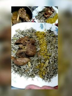 عکسی از دستور چلوگوشت
