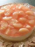 Torta allo yogurt con pesche tabacchiere