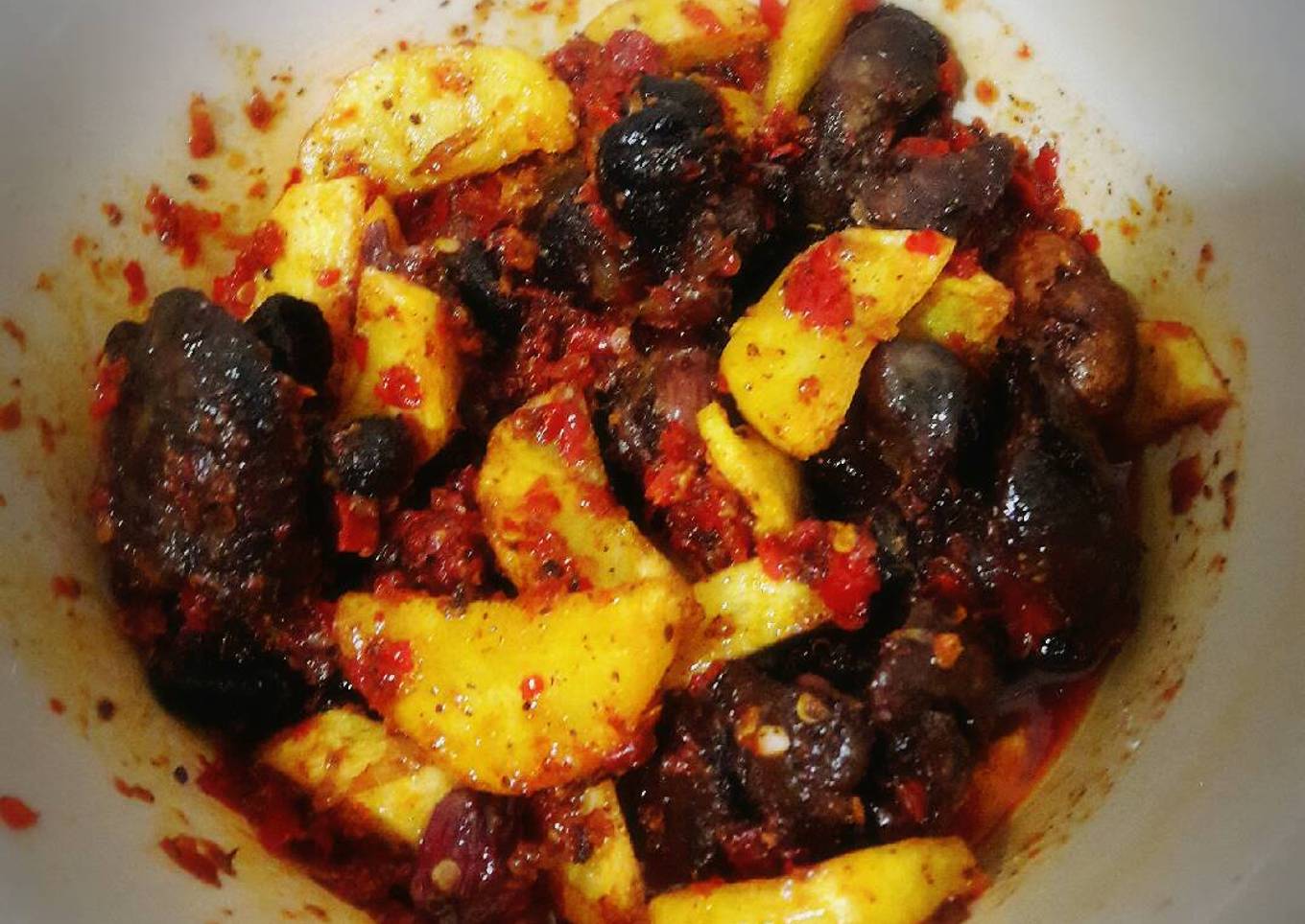Langkah Mudah untuk Membuat Balado ati ampela ala mama kei yang Enak