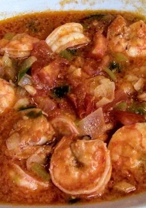 Una foto de Camarones guisados a la criolla