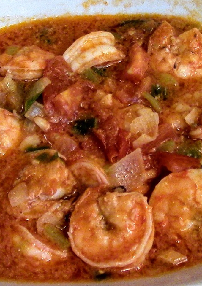 Una foto de Camarones guisados a la criolla
