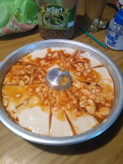 Una foto de Flan gigante de maicena sin horno🍮