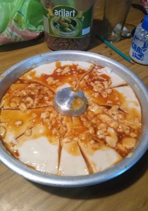 Una foto de Flan gigante de maicena sin horno🍮