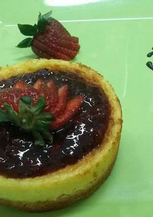 Una foto de Cheese cake con coccion