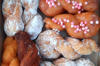 Resep Kkwabaegi korean twisted doughnuts yang Enak