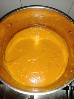 Una foto de Crema de calabaza y zanahoria, fast and rápido