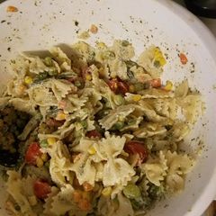 A picture of Quick Ranch Pasta Salad.