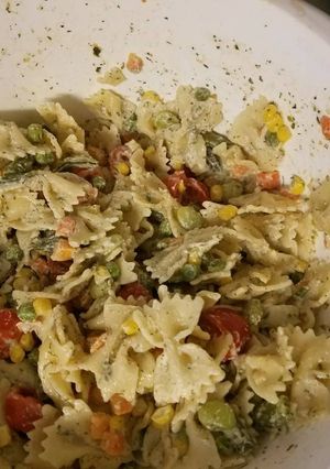 A picture of Quick Ranch Pasta Salad.