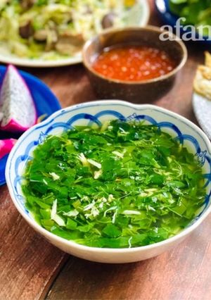 Hình của món Canh Rau Nấu Thịt Cua.