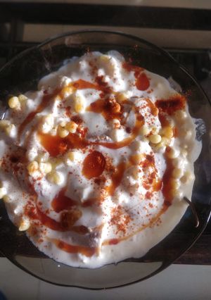 A picture of Mirchi bada chaat.