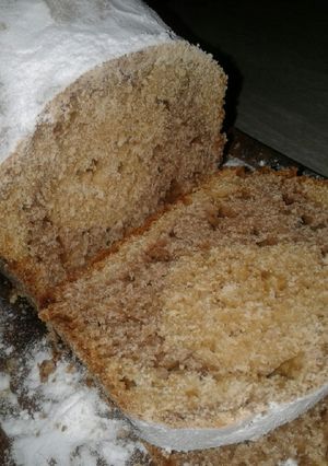 Una foto de Budín marmolado de café y chocolate