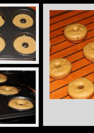 A picture of Home baked doughnuts.