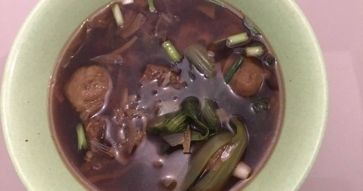 Resep Thai Beef Ball Noodle Soup a.k.a ก๋วยเตี๋ยวเรือก๋วยเตี๋ยวเนื้อ