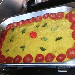 A picture of Turmeric Rice.