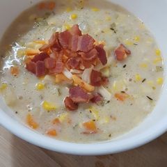 A picture of Summer Fresh Corn Chowder (with Bacon).