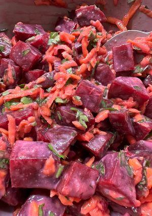 Cékla-répa saláta- Vegán recept fotója