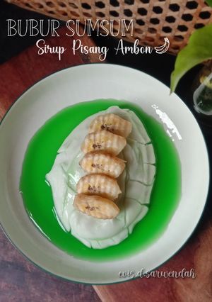 Foto resep Bubur Sumsum Sirup Pisang Ambon
