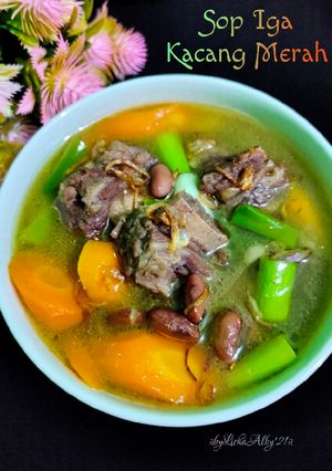 Foto resep Sop Iga Kacang Merah