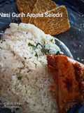 Nasi Gurih Aroma Seledri dengan Ayam Kecap Simpel Tumis Buncis