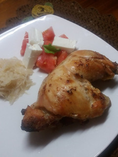 Una foto de Pollo al horno con mostaza