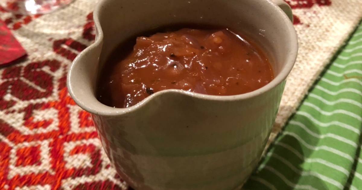 Cider and Red Onion Sauce Recipe by Harry Jordan Cookpad