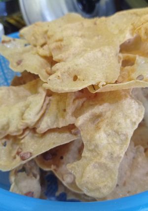 Foto resep Peyek kacang + daun jeruk