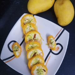 A picture of Stuffed Mango Kulfi.