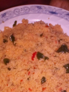 A picture of Jolof couscous.